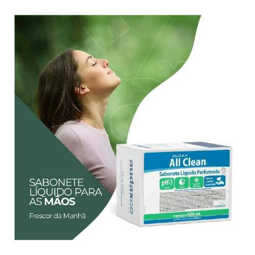 Refil Sabonete Lquido 800ml Frescor da Manh All Clean 111182 - Audax