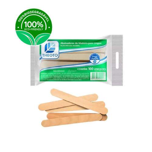 Abaixador de Lngua Pct/100 56015 - Theoto