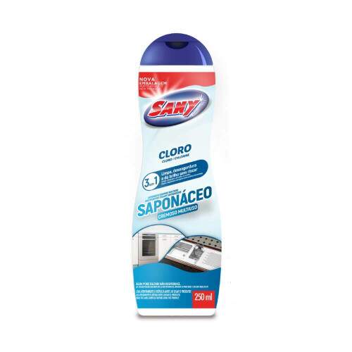 Saponceo Cremoso Cloro 250ml - Sany Mix