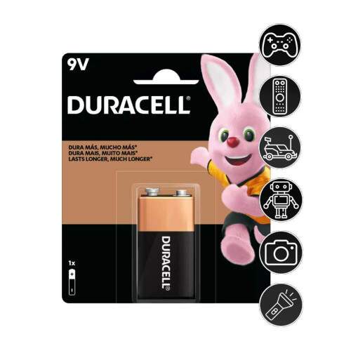 Bateria Alcalina 9V - Duracell
