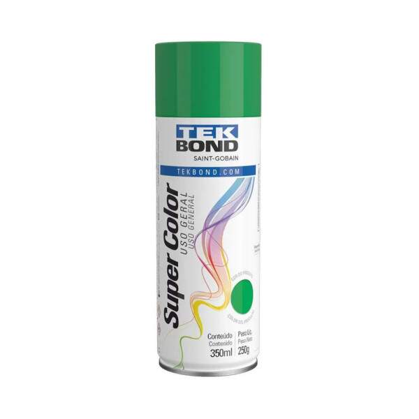 Tinta Spray Aerossol Uso Geral Verde 350ml - Tekbond