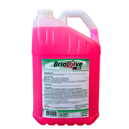 Desengraxante / Desengordurante 5L Briosolve 200 Briosol - 6033