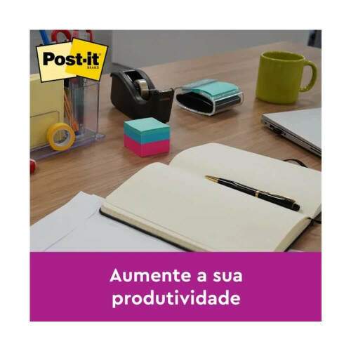 Bloco de Notas Adesivas Post-it Cubo Ultra 47,6x47,6mm 400 Folhas - 3M