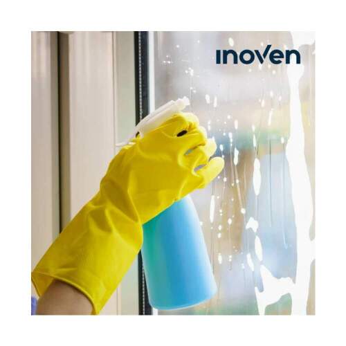 Luva Lat�x Multiuso Amarela Grande - Inoven