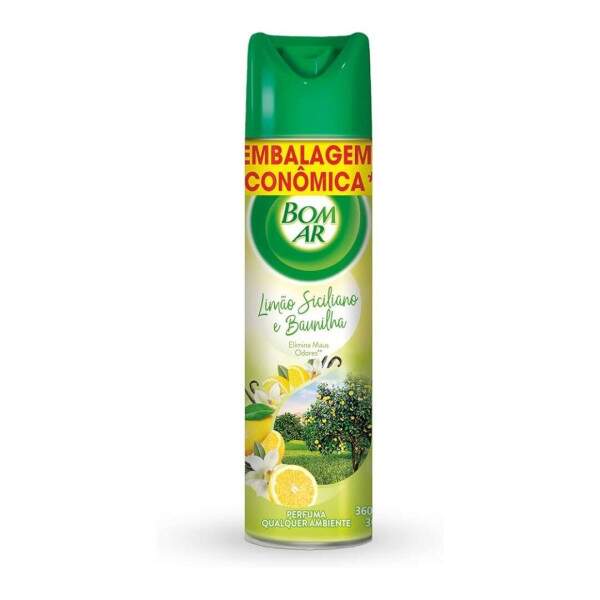Bom Ar Aerosol Air Wick 360Ml - Limo Siciliano E Baunilha