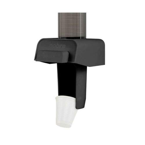 Dispenser Poupador de Copos 150 a 200ml Preto 53309 - Nobre