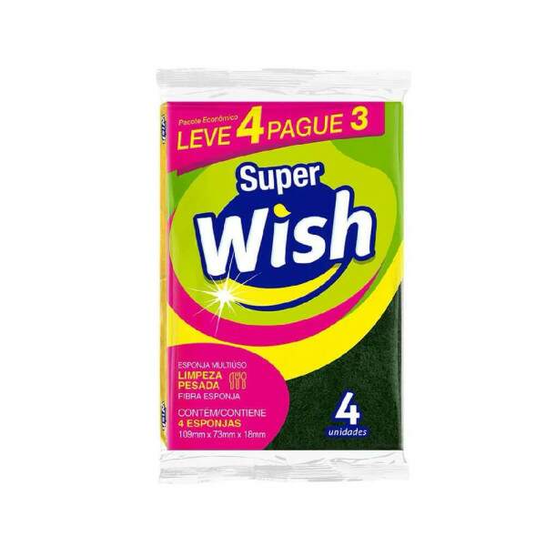 Esponja Multiuso Leve 4 Pague 3 - Wish