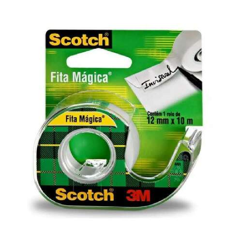 Fita Adesiva Mgica Scotch Com Dispensador 12x10m - 3M