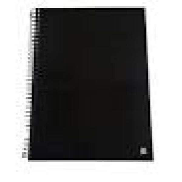 Caderno Universit�rio Espiral Capa Dura 10x1 140f Preto 10963 S�o domingos 