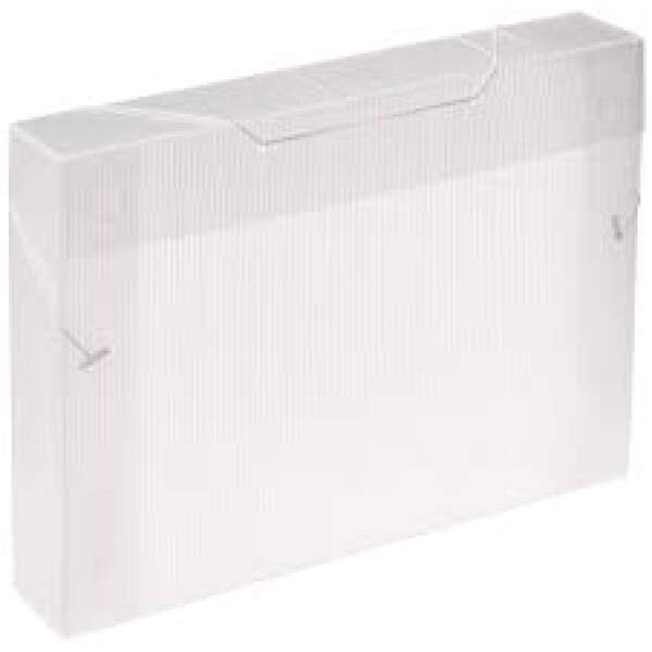 Pasta Polionda Aba Elstica Ofcio 6cm Cristal Polibras - 20417
