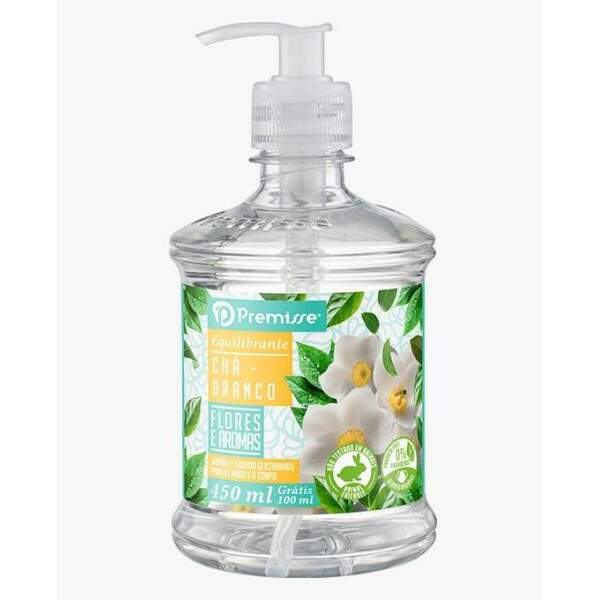 Sabonete 450ml Ch� Branco Pump Premisse - 110083-450 - 450ml