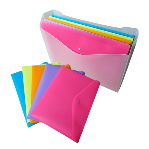 Arquivo Com 5 Envelopes Colorido Fullcolor Dello - 6029.01.0005