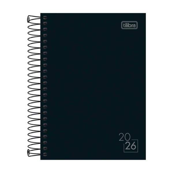 Agenda 2026 Espiral Spice Preta 160F - M5 391077 Tilibra
