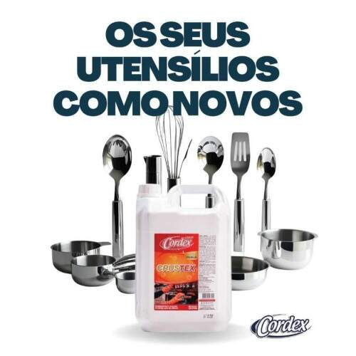 Detergente 5 Litros Desincrustante Alcalino Crustex Cordex - 201