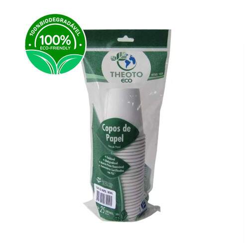 Copo de Papel 180ml Pct/20 83005 - Theoto