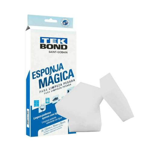 Esponja Mgica Limpeza Pesada Pct/3 - Tekbond