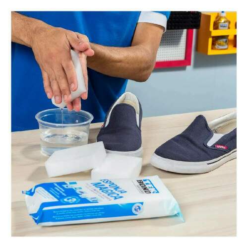 Esponja Mgica Limpeza Pesada Pct/3 - Tekbond