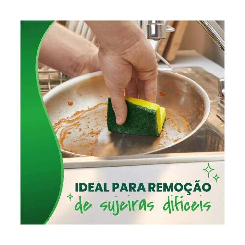 Esponja Multiuso Limpeza Pesada Scotch-Brite - 3M