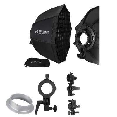 Octabox Greika Gkh-65 Montagem Rapida com conexão Bowens e FLash