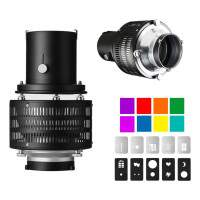 Kit Snoot Lente Projeo Bowens Greika Gelatinas + Filtros + Efeitos