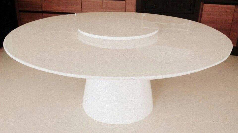 Mesa Redonda Com Base Giratoria