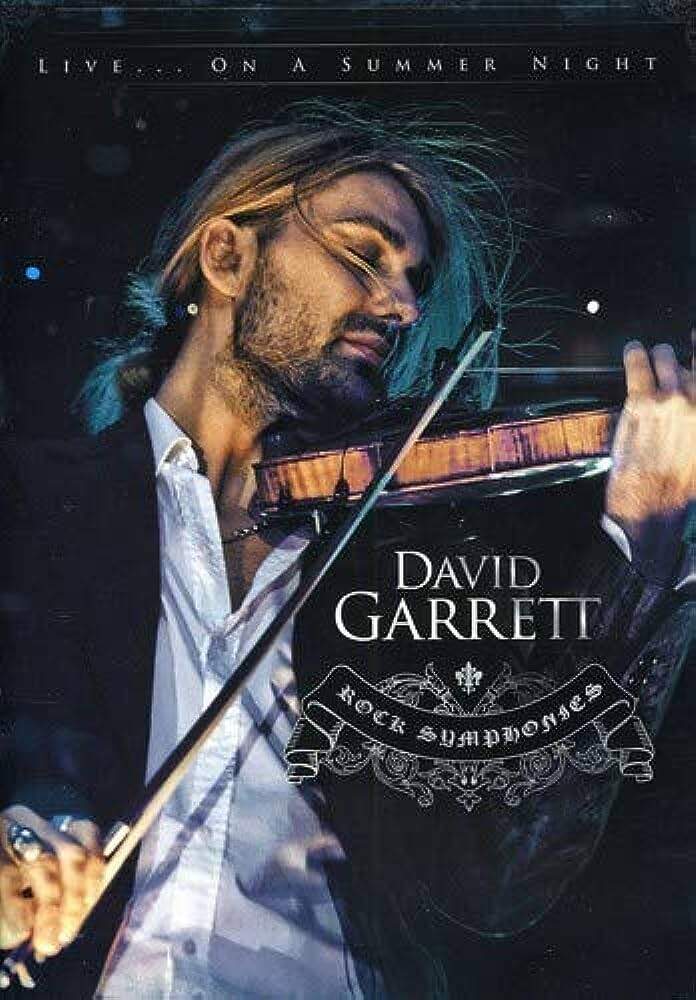 DVD David Garrett Rock Symphonies Live Summer Night SEMI NOVO REVISA