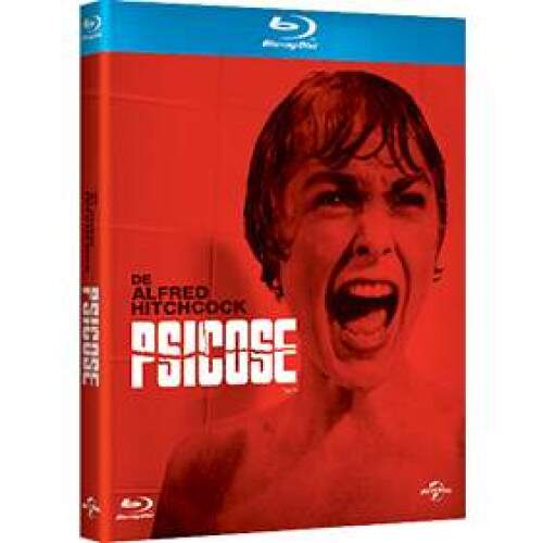 Psicose - BLU RAY NOVO LACRADO C/ POSTER DE TECIDO + CARDS