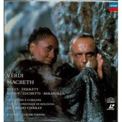 Verdi: Macbeth: Nucci/Verrett/Chailly (1987) - CAIXA C/ 2 DISCOS IMPECVEL - (Laserdisc) NTSC - SEMINOVO RARO IMPORTADO