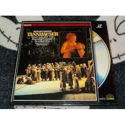 TANNHAUSER - RICHARD WAGNER - CAIXA C/ 2 DISCOS IMPECVEL - (Laserdisc) NTSC - SEMINOVO RARO IMPORTADO