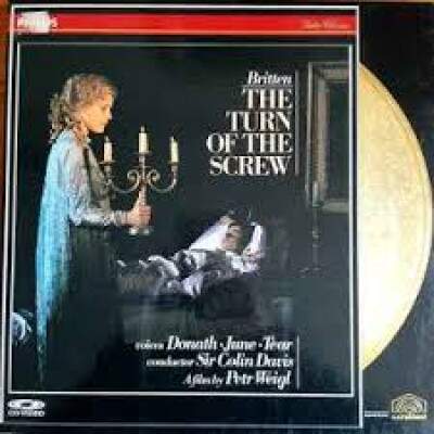 The Turn of the Screw - Benjamin Britten Royal Opera House Orchestra - CAIXA C/ 2 DISCOS IMPECVEL - (Laserdisc) NTSC - SEMINOVO RARO IMPORTADO