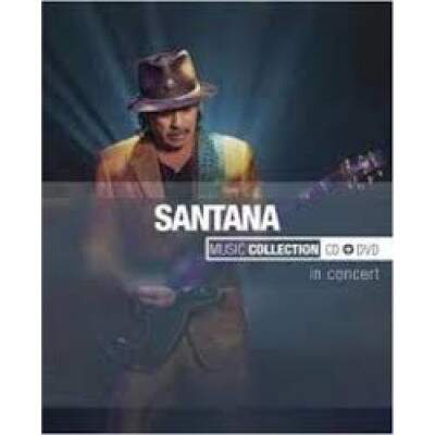  SANTANA - MUSIC COLLECTION IN CONCERT - CD+DVD - DUPLO - - SEMI NOVO REVISADO