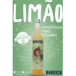 CACHAÇA BABUXCA LIMÃO e MEL 670 ML