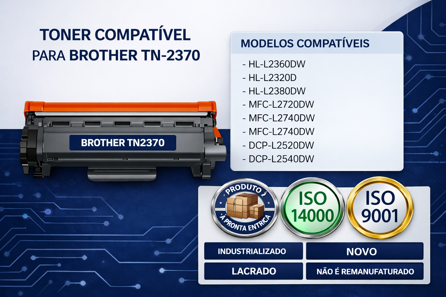 Toner Brother TN-2370 TN-2340 TN-660 - InterSupri