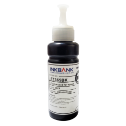 Tinta compatvel Epson T664 Preta 100ml - Inkbank ET365BK