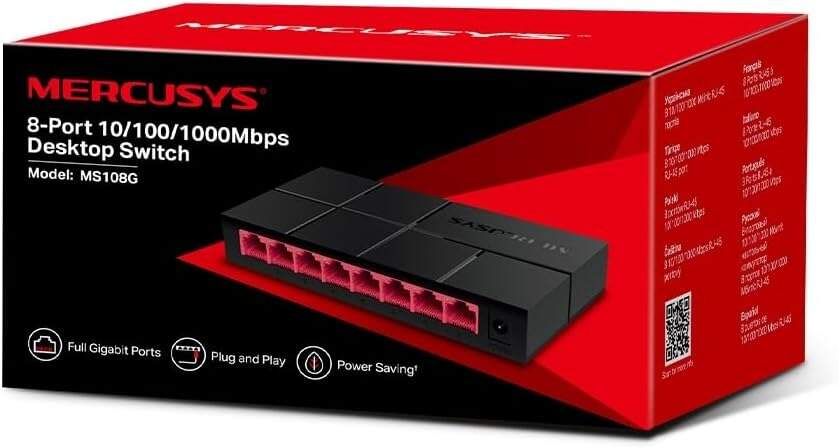 Switch Gigabit MS108G - InterSupri