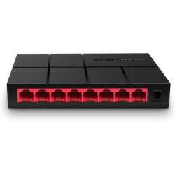Switch Gigabit de Mesa de 8 Portas 10/100/1000 Mbps Mercusys - MS108G