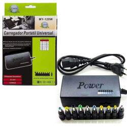 Fonte Universal para Notebook 120W com 8 Plugues