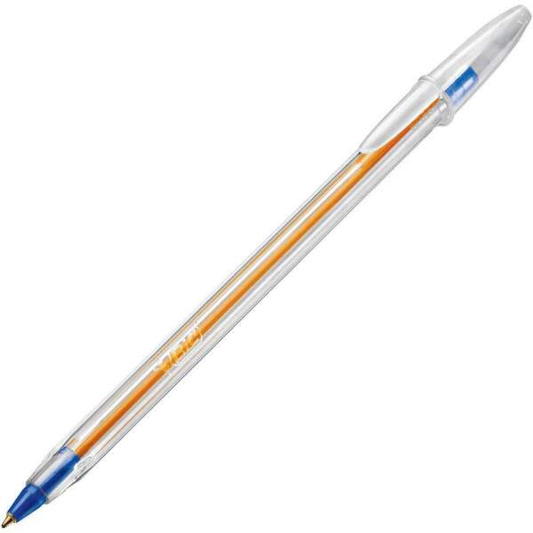 Caneta Esferogrfica Bic Cristal Fina 0.8 mm Azul Preta 2 Unidades