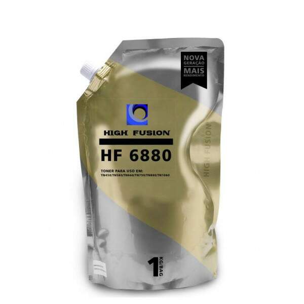 Refil de P de Toner High Fusion HF-6800 Compatvel com Brother Monocromtico 1KG