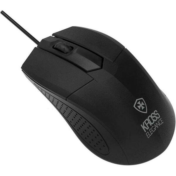Mouse Com Fio Kross Elegance, USB, 1000 DPI - KE-M108 - Preto