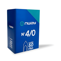 Clipes Nway 4/0 Galvanizado com 50 Unidades