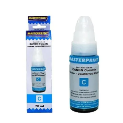 Tinta Canon Compatvel Masterprint Ciano 70ml Universal