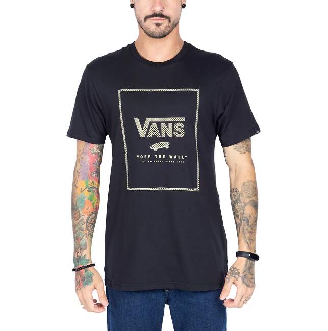 camiseta vans print box