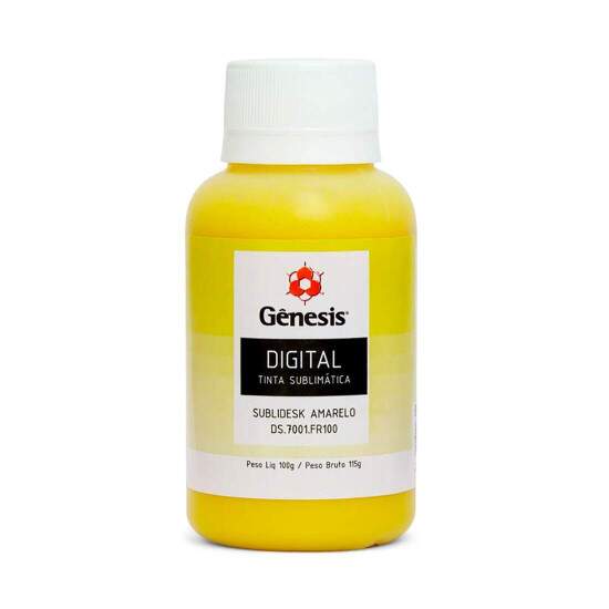 Kit 5 Tintas Sublimtica Gnesis para Impressora Ecotank - 100ml