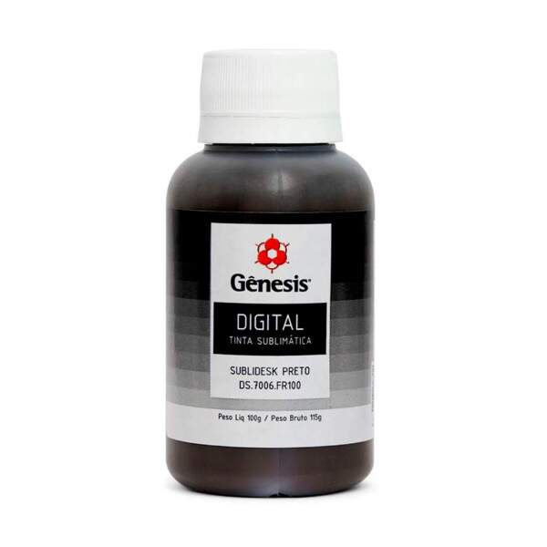 Kit 5 Tintas Sublimtica Gnesis para Impressora Ecotank - 100ml