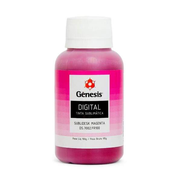 Kit 5 Tintas Sublimtica Gnesis para Impressora Ecotank - 100ml