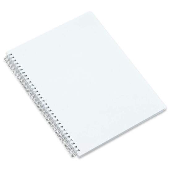 Caderno Grande Permanente 100 Folhas com Capa Pet para Sublimao - 20,4x27,6cm