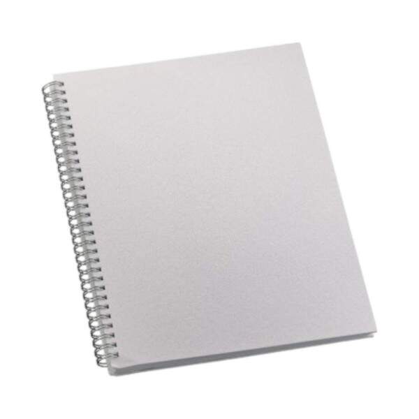 Caderno Grande Permanente 100 Folhas com Capa Pet para Sublimao - 20,4x27,6cm