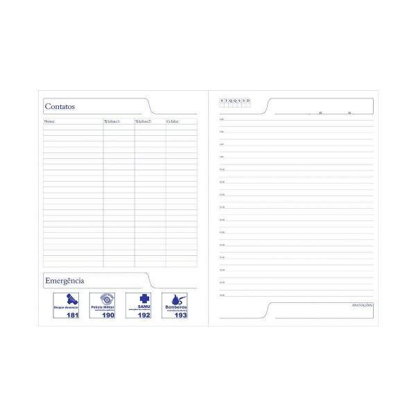 Caderno Grande Permanente 100 Folhas com Capa Pet para Sublimao - 20,4x27,6cm