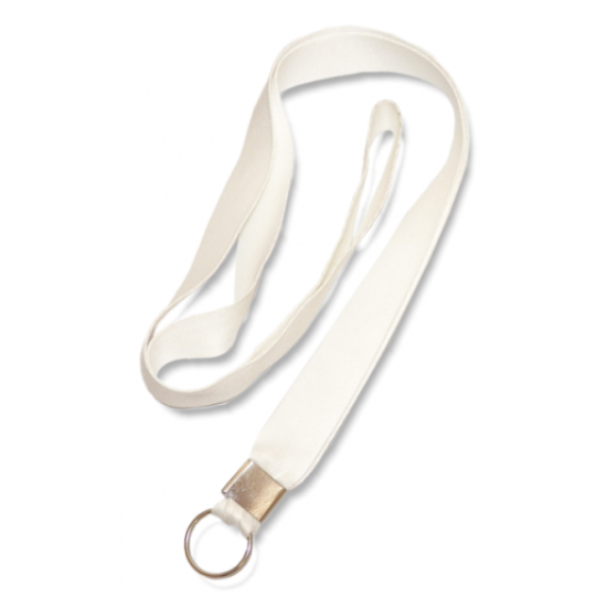 Cordo de Caneca Acetinado Alvejado Branco 11mm para Sublimao - 150cm